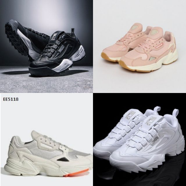 adidas falcon vs fila disruptor