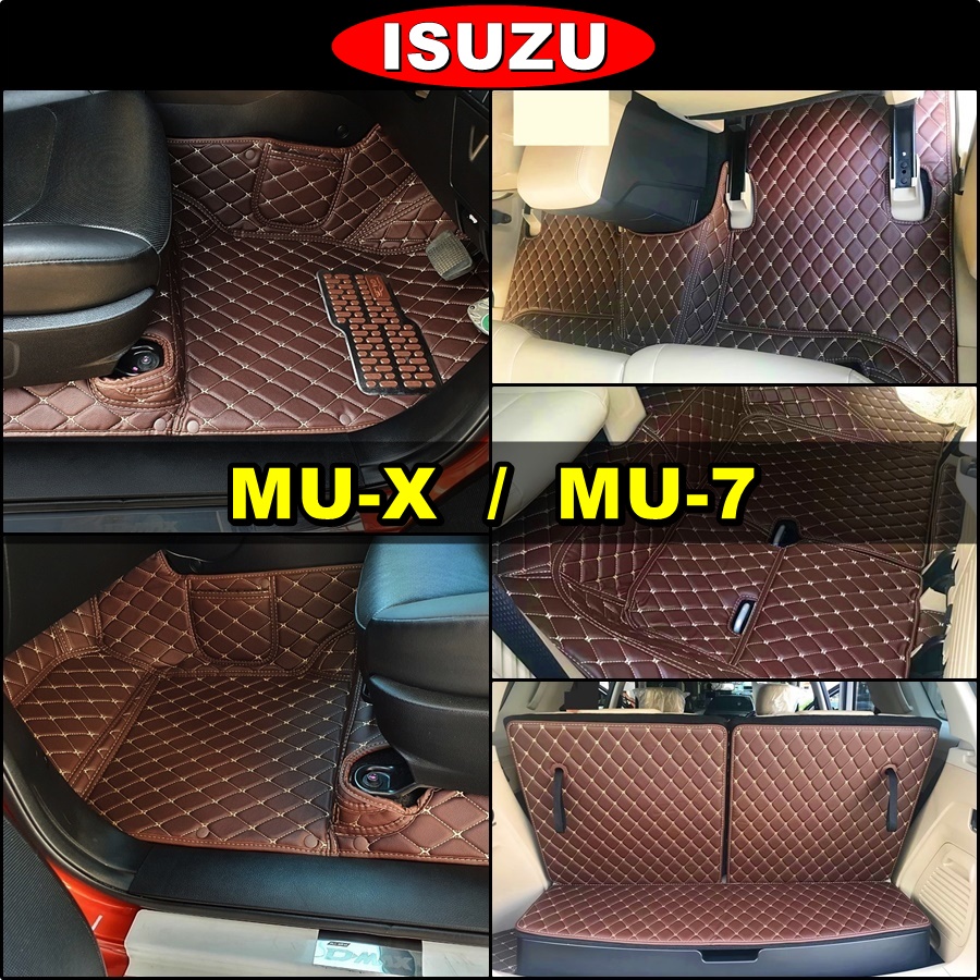 ISUZU MU-X 2013-18 / MU-X 2020-26 / MU-7 พรมรถยนต์6D เข้ารูป เต็มคัน