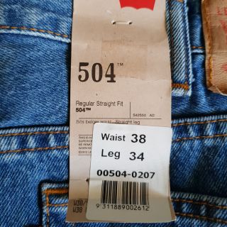 LEVI 504 (Regular Straight Fit)