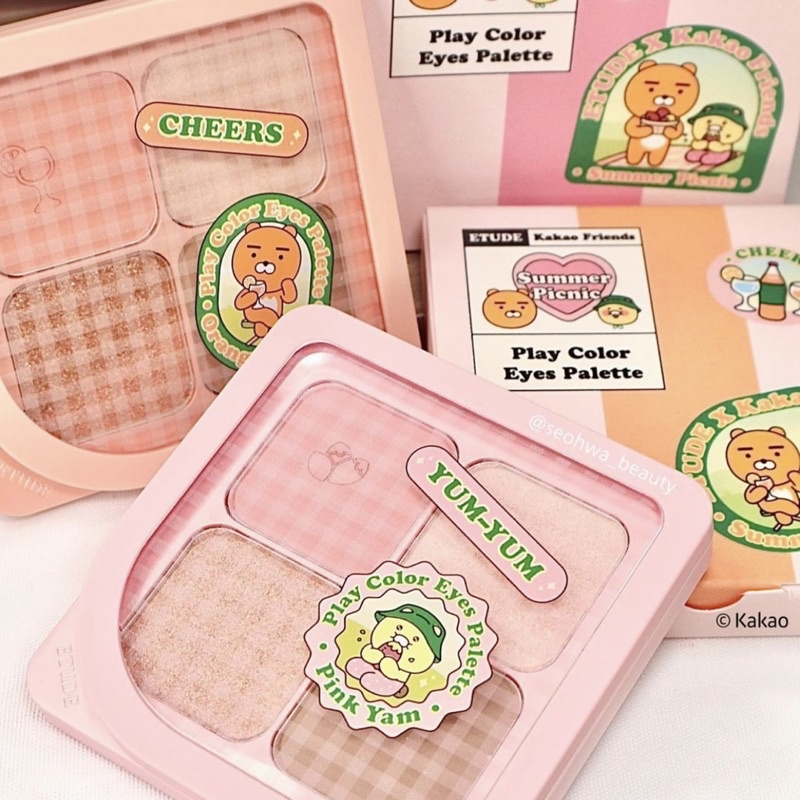 Etude X Kakao Friends Palette Eyeshadow แท้/พร้อมส่ง