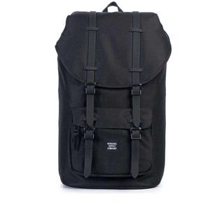 กระเป๋าเป้ Herschel Little America Backpack - Black/Black Ballistic/Black Rubber ของแท้