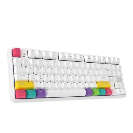Ajazz K870T 87 Keys Hot-Swap คีย์บอร์ด gaming Mechanical Bluetooth/wired dual mode RGB Backlit