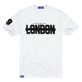 เสื้อยืด AQUANINE - LONDON ST(สีขาว)