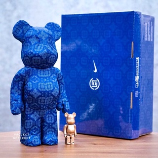 BE@RBRICK 400%+100% Clot x Nike - Royale University Blue Silk [New]