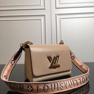 Louis LV M50330 Lv Size23 twist colorful handbag vintage crossbody messenger bag with jacquard strap