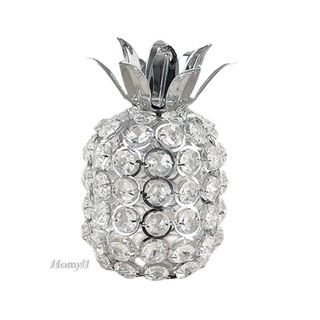 [HOMYL1] Nordic Crystal Studded Fruit Ornament Statue Art Collectible Table Shelf