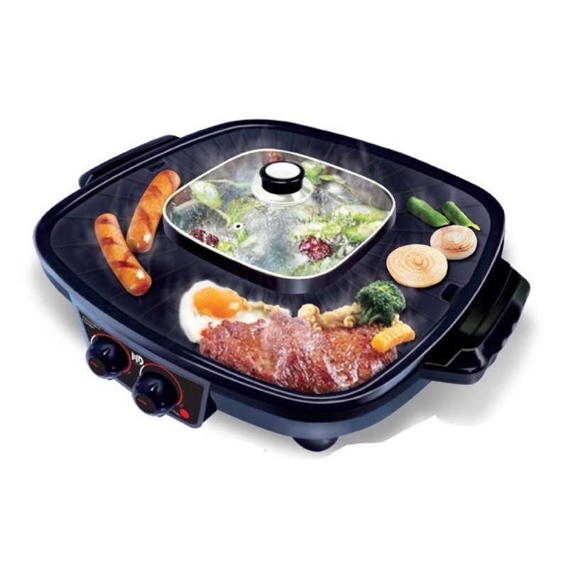 เตาปิ้งย่าง 2 in 1 MD รุ่น BBQ1801