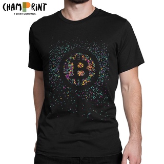 ผู้ชาย &amp;#39; s BitNodes Cryptocurrency เสื้อยืด ผ้าฝ้ายแท้ พิมพ์ลาย Bitcoin Satoshi Nakamoto ของขวัญS-5XL