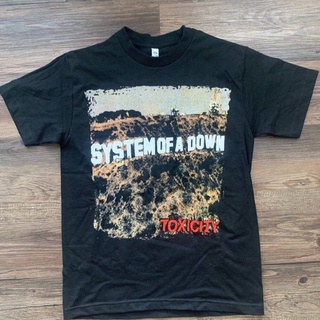 [COD]พร้อมส่ง เสื้อยืดแขนสั้น คอกลม ผ้าฝ้าย 100% พิมพ์ลาย System Of A Down หลากสี แฟชั่นฤดูร้อน สําหรับผู้ชายS-5XL