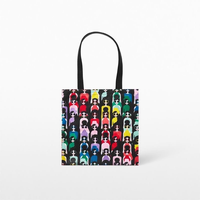 𝐒𝐓𝐀𝐑𝐁𝐔𝐂𝐊𝐒®alice + olivia Rainbow Tote กระเป๋าผ้า alice + olivia