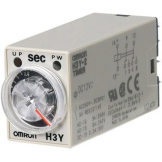 Timemer รุ่น H3Y-2  3s/5s/10s/30s/60s/5M/10M/30M/60M มีไฟ12VDC/220VAC