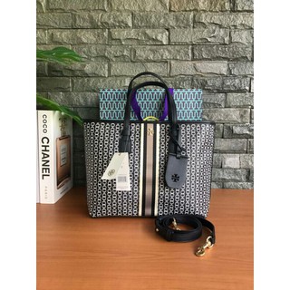 TORY BURCH GEMININ LINK TOTE BAGแท้💯outlet