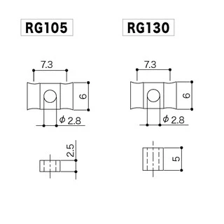 Gotoh String Tree / Retainer ปีกแมลงวัน RG105 & RG130 Set ของแท้ Made in Japan