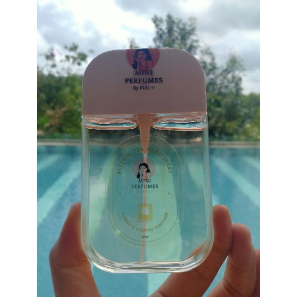 Mini Perfumes by PUU || ALCOHOL 75% HAND SPRAY || NUMBER 5 SCENTED SANITIZER แอลกอฮอล์พกพา แอลกอฮอล์