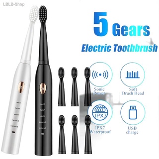 【Special offer】﹊☌Upgraded Sonic Electric Toothbrushes for Adults Kids Smart Toothbrush Rechargeable Whitening Automatic