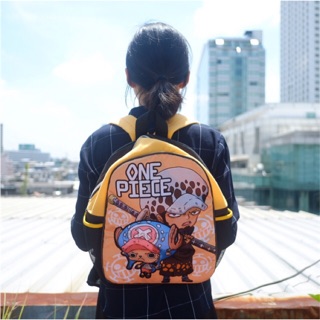 กระเป๋าเป้ Chopper ชอปเปอร์ &amp; Law ลอว์ One Piece วันพีซ 14x11นิ้ว