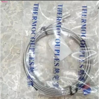 THERMOCOUPLE TYPE K  สายเทอร์โมคับเปิล สายยาว 2เมตร หัวเกลียวขนาด 1/4มิล สินค้าพร้อมส่ง