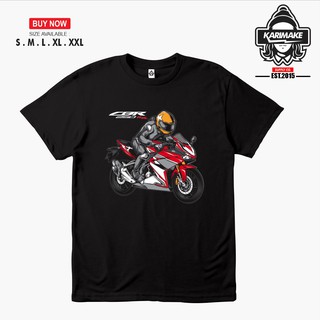 เสื้อยืดผ้าฝ้ายพิมพ์ลายแฟชั่น เสื้อยืด ลาย Honda CBR 250RR RIDER สําหรับขี่รถจักรยานยนต์