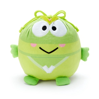 กระเป๋ารูดเชือก Sanrio Hapidanbui Hero Collection แบบ Keroppi ขนาด 19.5 x 11.5 x 26 ซม.