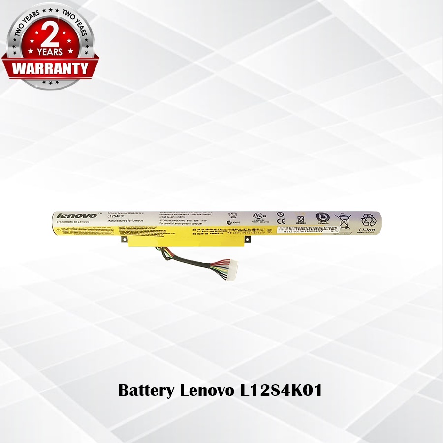 Battery Lenovo  L12L4K01 / แบตเตอรี่โน๊ตบุ๊ค รุ่น Z410 Z510 Z400 Z500 P500 P400 (แท้) *รับประกัน 2 ป