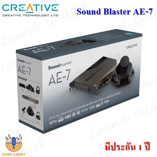 Creative Sound Blaster AE-7 Hi-res PCI-e DAC and Amp Internal Sound Card มีประกัน 1 ปี