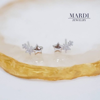 Mardi Jewelry ต่างหูดาวเงินแท้ Starry Earrings