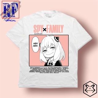 เสื้อยืดอินเทรนด์ผู้ชายอินเทรนด์ผู้หญิงเสื้อยืด | ขนาดใหญ่ | Spy X FAMILY เสื้อยืด - ANYA FORGER | เสื้อยืด พิมพ์ลายอนิเ