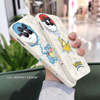 เคสโทรศัพท์มือถือ ซิลิโคน ลายมาสคอตน่ารัก มีลายด้านข้าง สําหรับ OPPO Realme 8 8i Pro 4G 5G