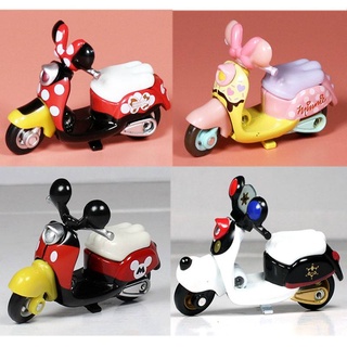 Tomica Takara Tomy Disney Mickey Minnie Donald Duck Sophia โลหะผสม มินิ รถจักรยานยนต์ ของเล่นเด็ก