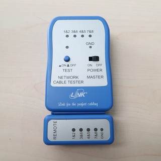 UTP Cable Tester (เครื่องเทสสายคอม,โทรศัพท์) "LINK"