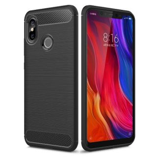 Xiaomi Mi 8/Mi 8 Lite Soft Carbon Fiber Texture Skin Protector