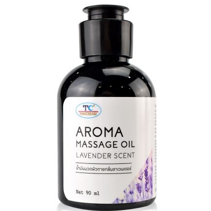 ไทยครีม น้ำมันนวดตัว น้ำมันนวดสปา กลิ่น ลาเวนเดอร์ thaicream aroma massage oil lavender ออยลาเวนเดอ