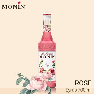 MONIN Rose Syrup 700ml น้ำเชื่อมกลิ่นกุหลาบ 700 มิลลิลิตร