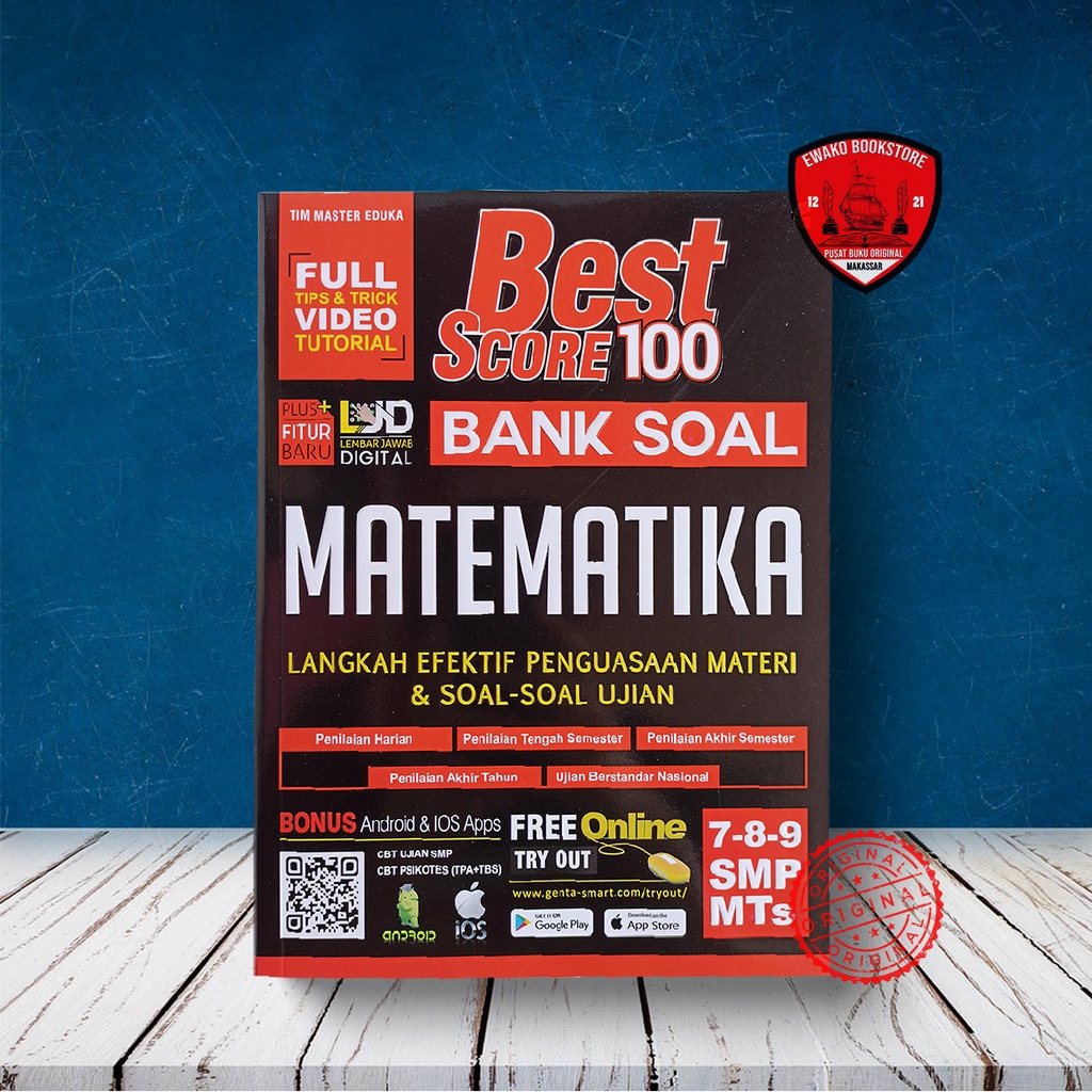 BEST SCORE 100 QUESTION BANK สําหรับ SMP/MTS MATHEMATICS QUESTION BANK 7-8-9