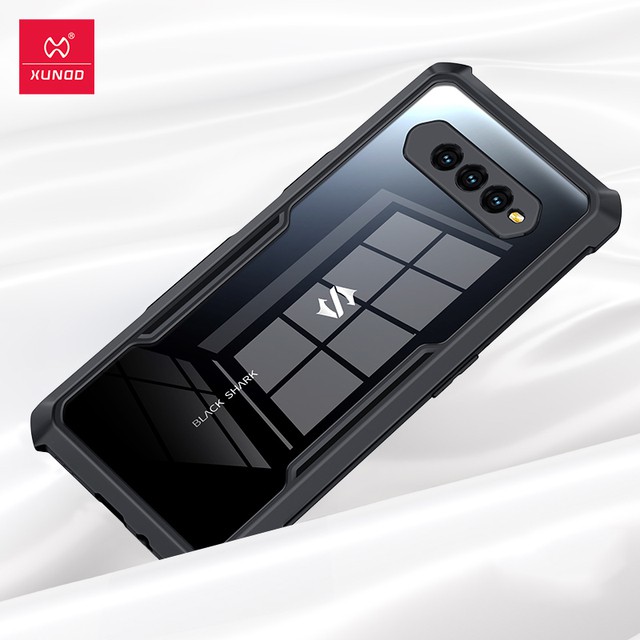 XUNDD เคสโทรศัพท์มือถือลายฉลามสีดําสําหรับ Black Shark 4 Pro