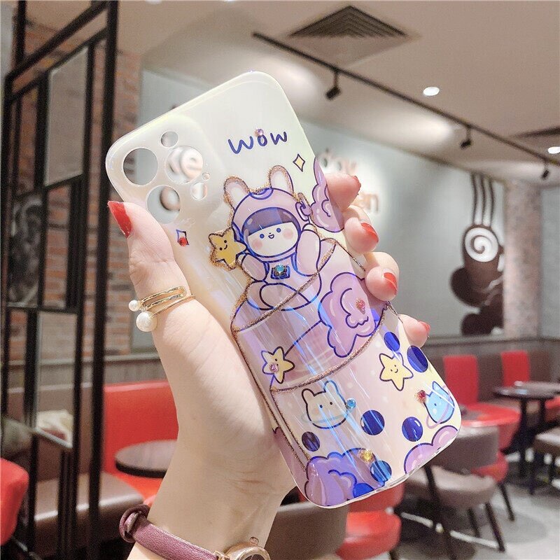 Rhinestone Cartoon เคส OPPO Reno7 5G / Reno7 Pro Soft เคสโทรศัพท์ OPPO Reno 7Pro 5G ins Glitter Cover Reno7 Pro #6