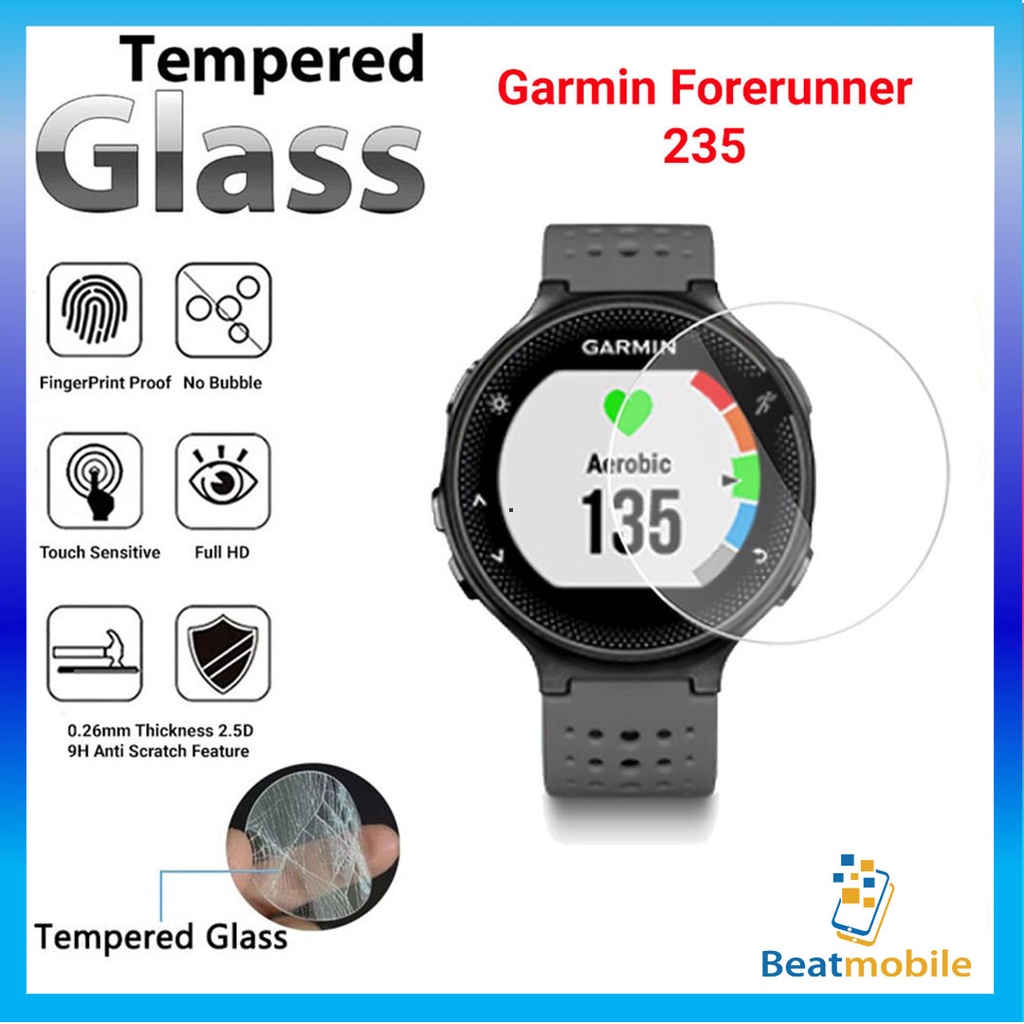 ฟิล์มกระจกนิรภัยกันรอยหน้าจอ สําหรับ Garmin Forerunner 235 225 220 ...