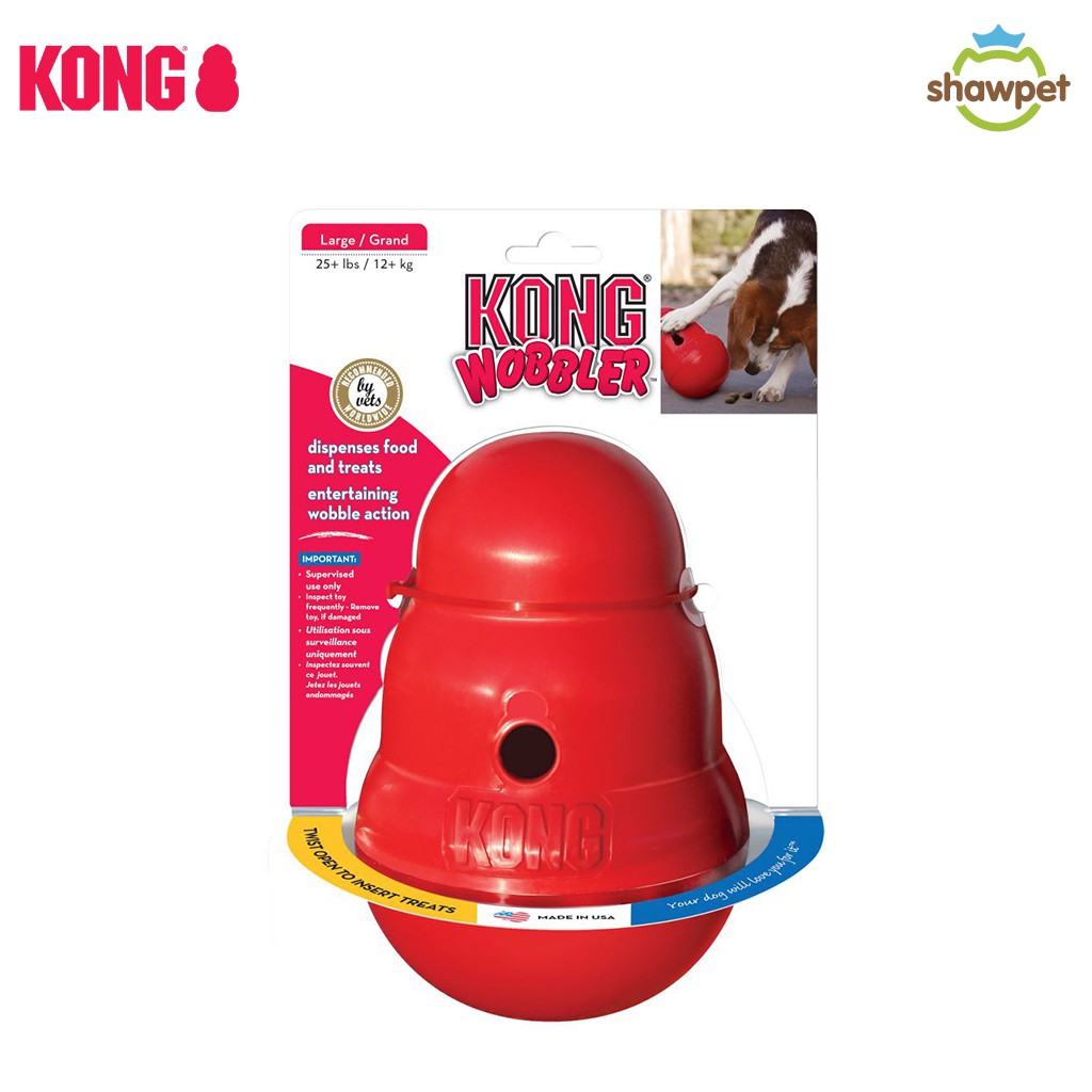 KONG ของเล่นสุนัข ของเล่นฝึกทักษะ Wobbler รุ่น PW2/PW1 ขนาด S , L