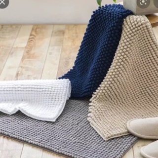CUSHY พรมเช็ดเท้าขนนุ่ม ผ้าไมซิไฟน์ Chenille Mat ซับน้ำได้ดี เช็ดเท้าแห้งเร็ว
