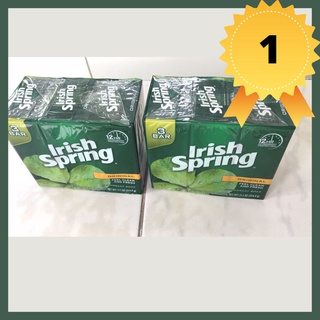 🛒สบู่ก้อนกลิ่นหอมติดตัวนาน Irish Spring Bar Soap 106.3 g.🛒