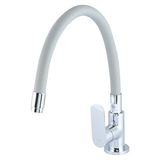 ก๊อกซิงค์เดี่ยวเคาน์เตอร์ HANG SF-104J สีเทา ก๊อกซิงค์ ก๊อกน้ำ ห้องน้ำ SINGLE LEVER SINK FAUCET HANG SF-104J GREY