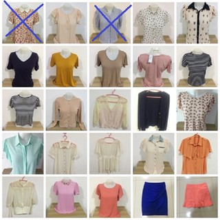 เสื้อผ้ามือสอง เสื้อมือสอง  30  บาททุกตัว เสื้อผ้ามือสอง เสื้อมือสอง สภาพดีมากจ้า ราคาไม่แพง