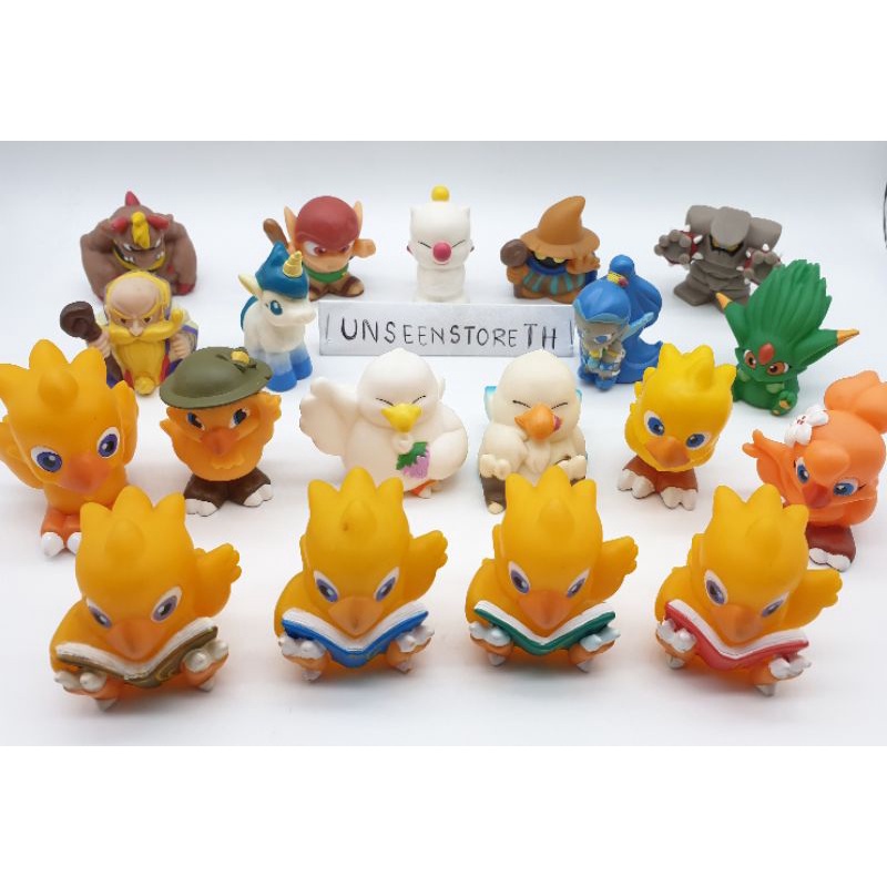 Final fantasy Chocobo dungeon Vol.1 & 2 sofubi model (finger puppets)