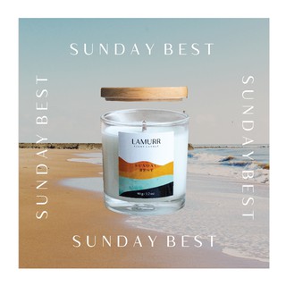 90g SUNDAY BEST เทียนหอม LAMURR official Scented Candle