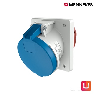 MENNEKES รหัส 1147A ปลั๊กตัวเมีย CEE แบบฝังเฉียง 20° IP44 2+E 63A