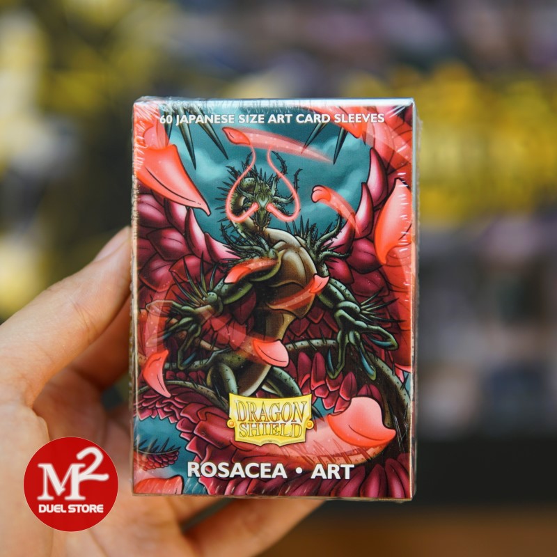 Yugioh Dragon Shield card Sleeves - ไซส์ญี่ปุ่น - Art Sleeves - ROSACEA - 60 ชิ้น - นําเข้าจาก US