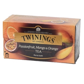 Twinings Passionfruit Mango&amp;Orange Tea 50g ทไวนิงส์ ชา ผลไม้ ชามะม่วงและส้ม