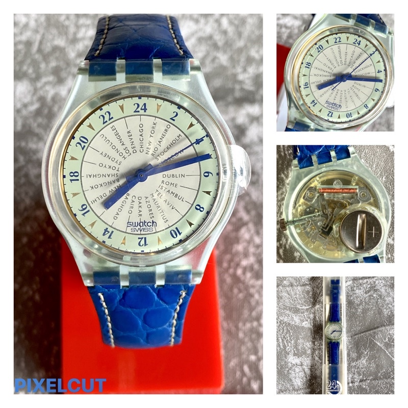 นาฬิกา Swatch Swiss 24 Hour AG 1995 (Pre-Owned)