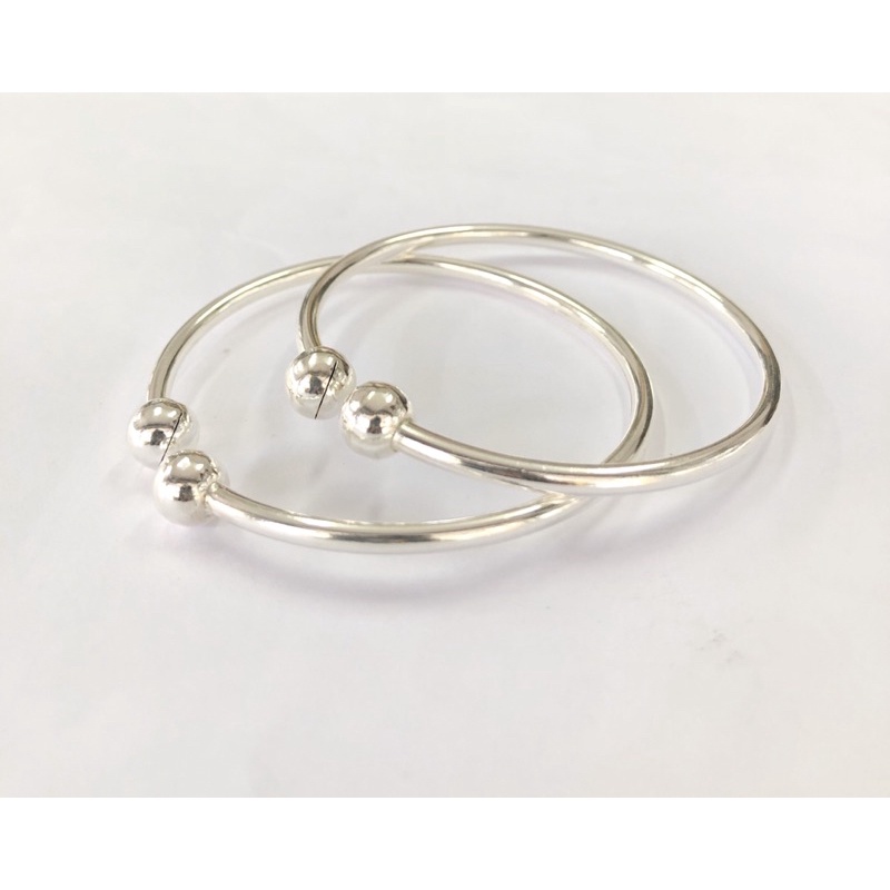 กำไลเงินแท้925 กำไลหัวประคำเงินแท้ กำไลเงินแท้925