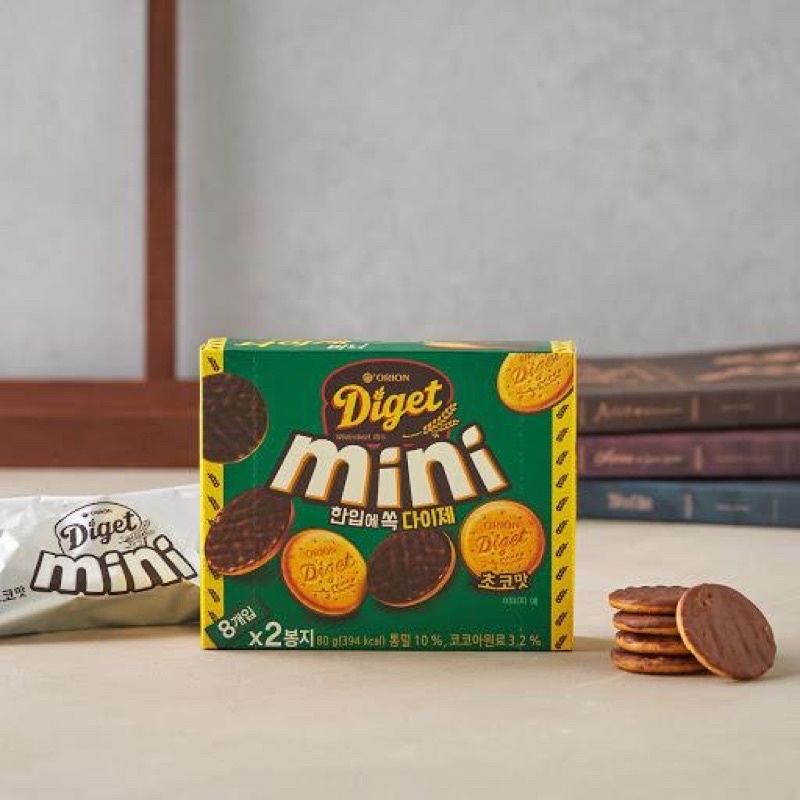 Orion Diget Mini - Chocolate Coated Whole Wheat Cookie 80g